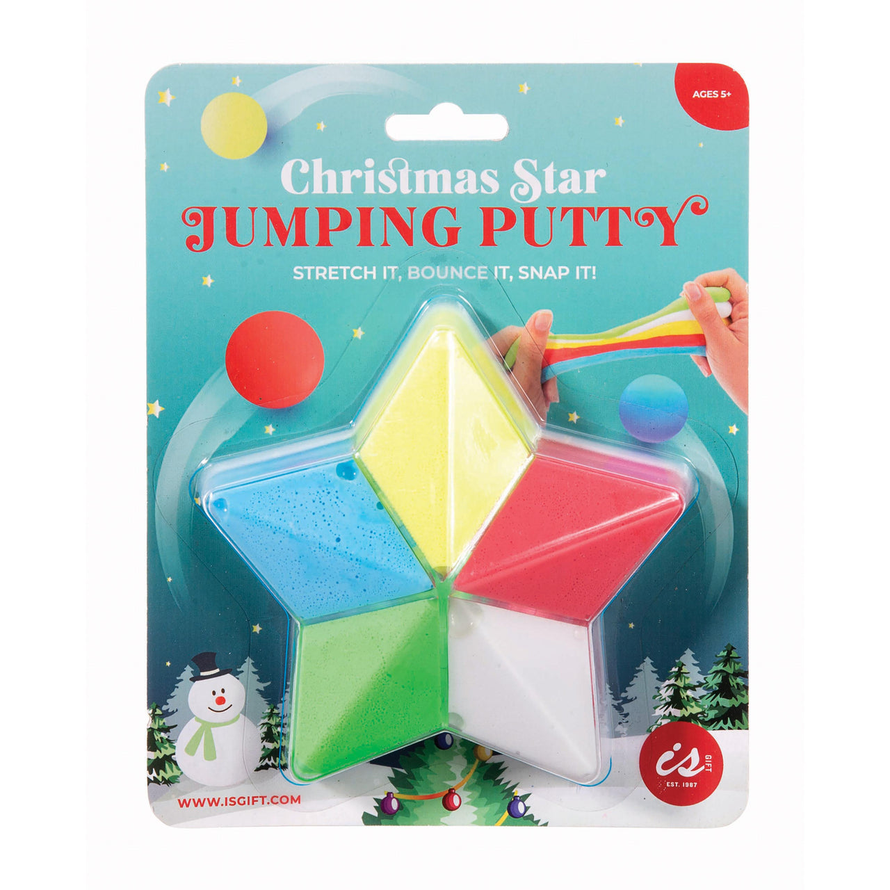 Christmas Star Jumping Putty