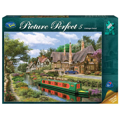 1000 pc Puzzle - Cottage Canal