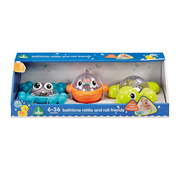 Bathtime Rattle and Roll Friends