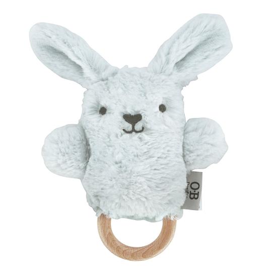 Baxter Bunny Wooden Teething Rattle