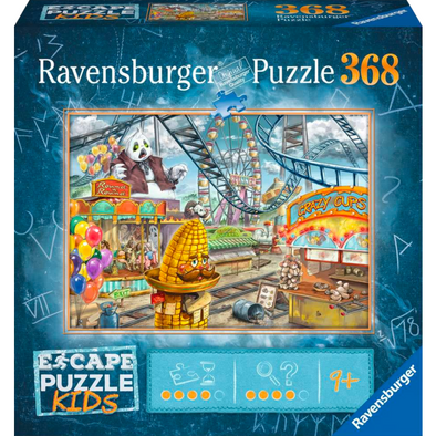 368 pc Escape Puzzle (Kids) - Amusement Park Plight