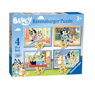 4 in a Box Puzzle - Bluey Let's Do This
