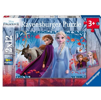 2 x 12pc Puzzle - Frozen 2 (Journey into the Unknown)