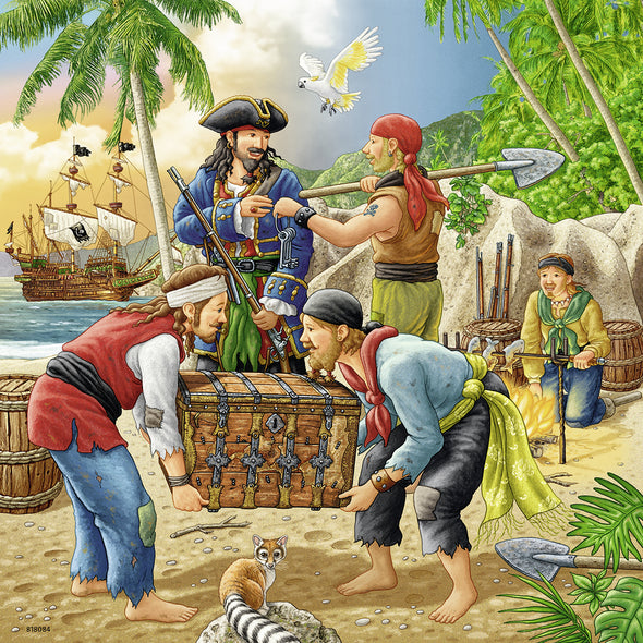 3 x 49 pc Puzzle - Adventures on the High Seas