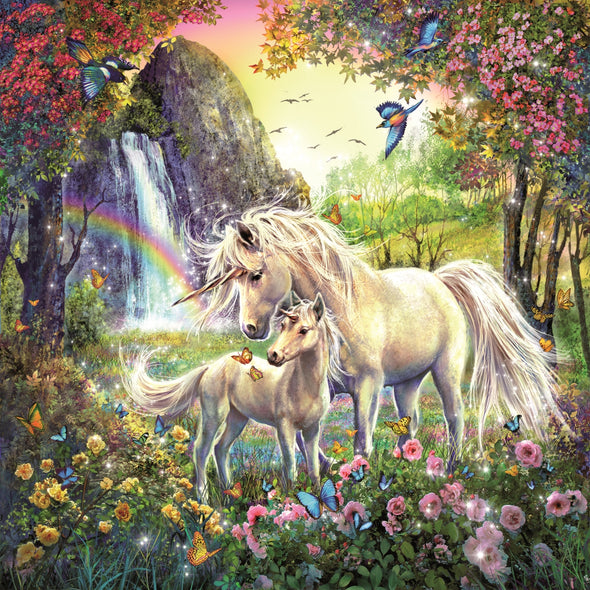 3 x 49 pc Puzzle - Beautiful Unicorns