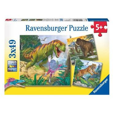 3 x 49 pc Puzzle - Primeval Ruler