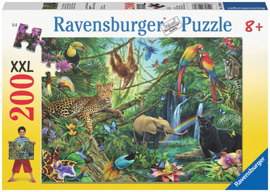 200 pc Puzzle - Animals in the Jungle
