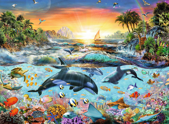 200 pc Puzzle - Orca Paradise
