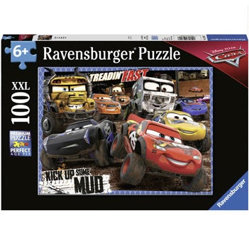 100 pc Puzzle - Mudders Cars Pixar