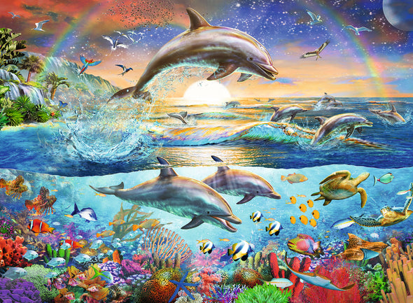 300 pc Puzzle - Dolphin Paradise