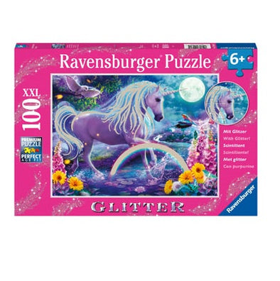 100 pc Puzzle - Glitter Unicorn