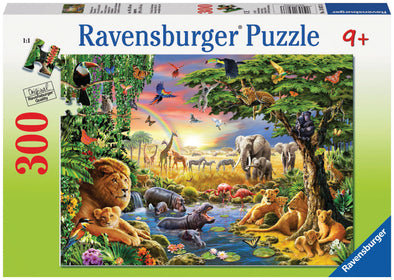 300 pc Puzzle - Evening at the Waterhole