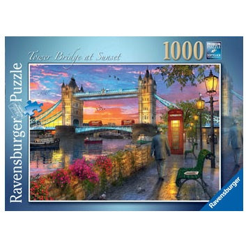 1000 pc Puzzle - Tower Bridge at Sunset