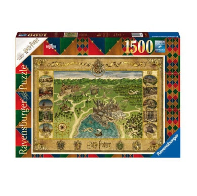 1500 pc Puzzle - Harry Potter Hogwart's Map