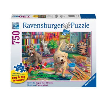750 pc Puzzle XL Format - Cute Crafters