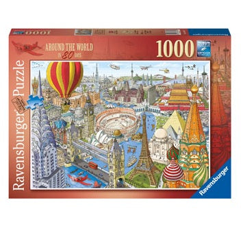 1000 pc Puzzle - Around The World in 80 Days
