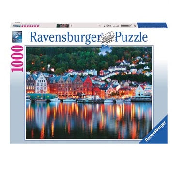 1000 pc Puzzle - Bergen, Norwegen