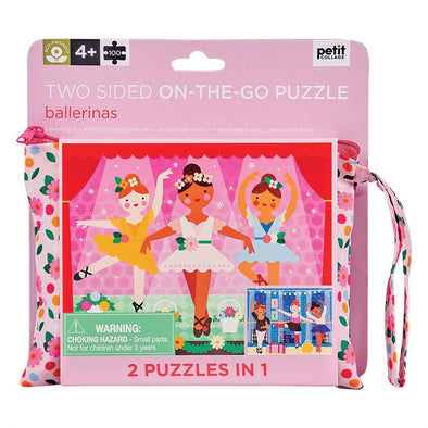 Two Sided On-The-Go Puzzle - Ballerina