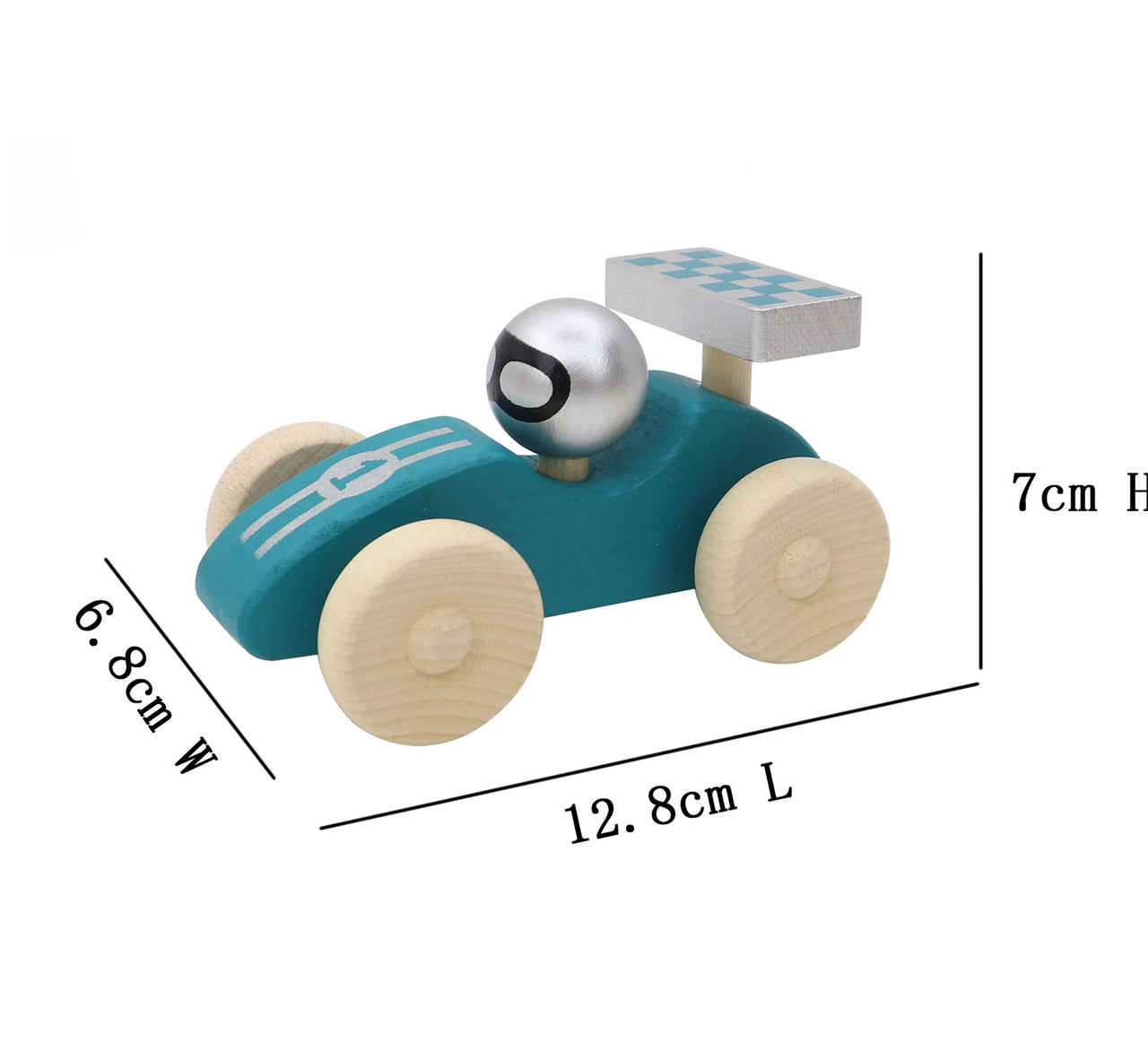 Retro Firespeed Pull-back racing Car