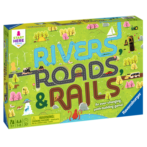 Rivers, Roads & Rails board game