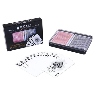 Playing Cards - 2 Pack Set 100% Plastic