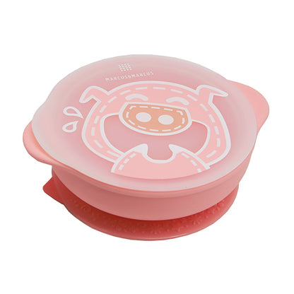 Self Feeding Suction Bowl with Lid