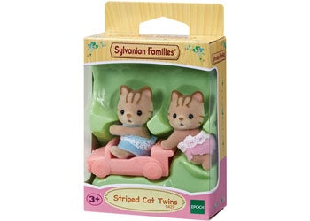 Striped Cat Twins