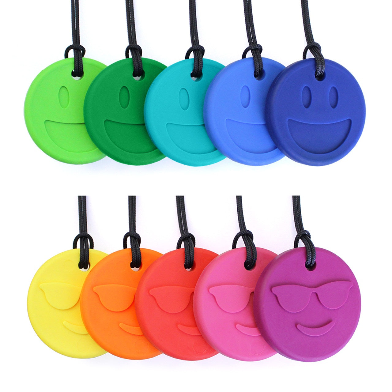 Chewlery - Smiley Face Chew Necklace