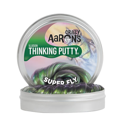 Crazy Aaron's Thinking Putty - Mini Illusion - Super Fly 2" Tin