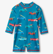 Surf Cars One-piece Rashguard Swimsuit