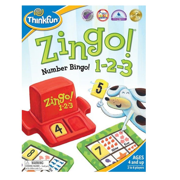 Zingo! Number Bingo! 1-2-3