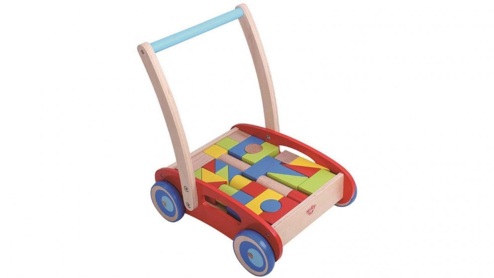 Baby Walker with Blocks 33pcs