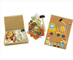 Wooden Pin-Cork Toys - Construction