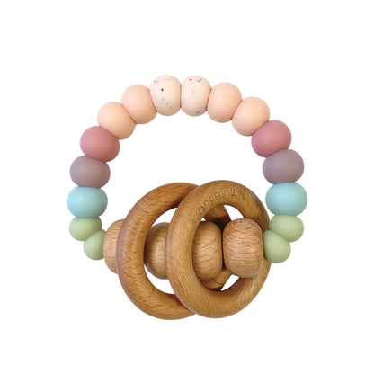 Rainbow Rattle Teething Toy