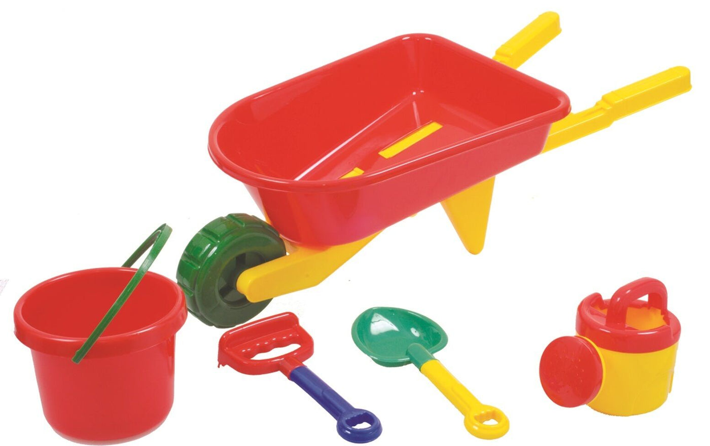 Plastic small wheelbarrow and play set Toys and Tales