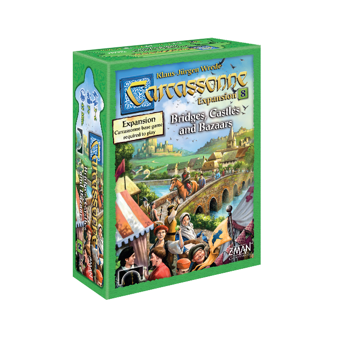 Carcassone 8th Expansion - Bridges, Castles & Bazaars